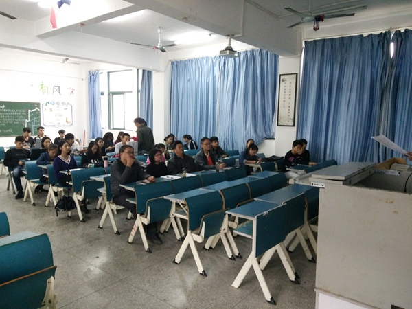 我系举行大学生职业规划设计大赛暨创业大赛预赛