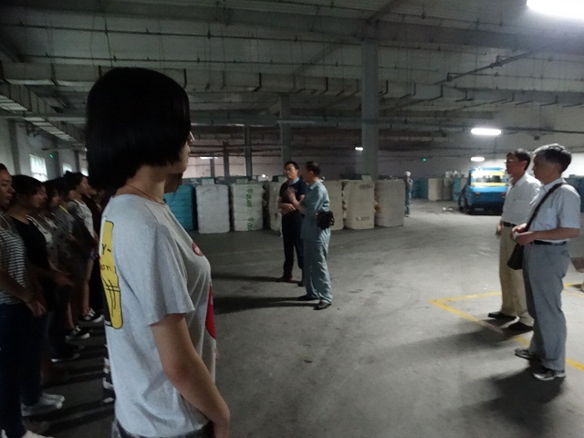 我系学生赴安徽华茂集团见习实训 我系学生赴安徽华茂集团见习实训