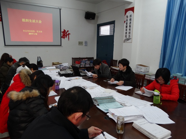 我系召开党员组织生活会和民主评议工作会议